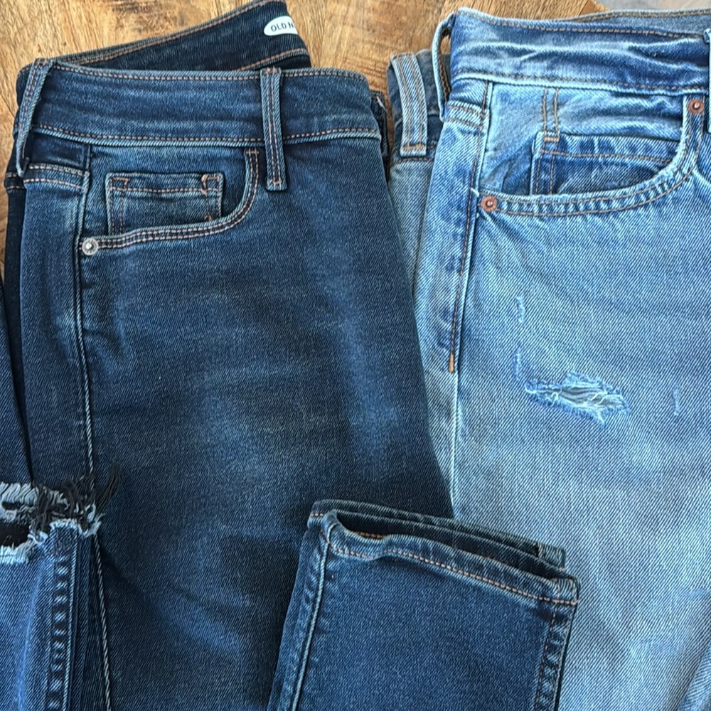 Trendy! 3 Pairs of Jeans Sz10 - 2 NEW! - Picture 3 of 16